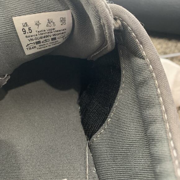 Vans Off the Wall Lace Up Canvas Tennis Shoes Size 9.5 Womens Dark Gray - Picture 7 of 8